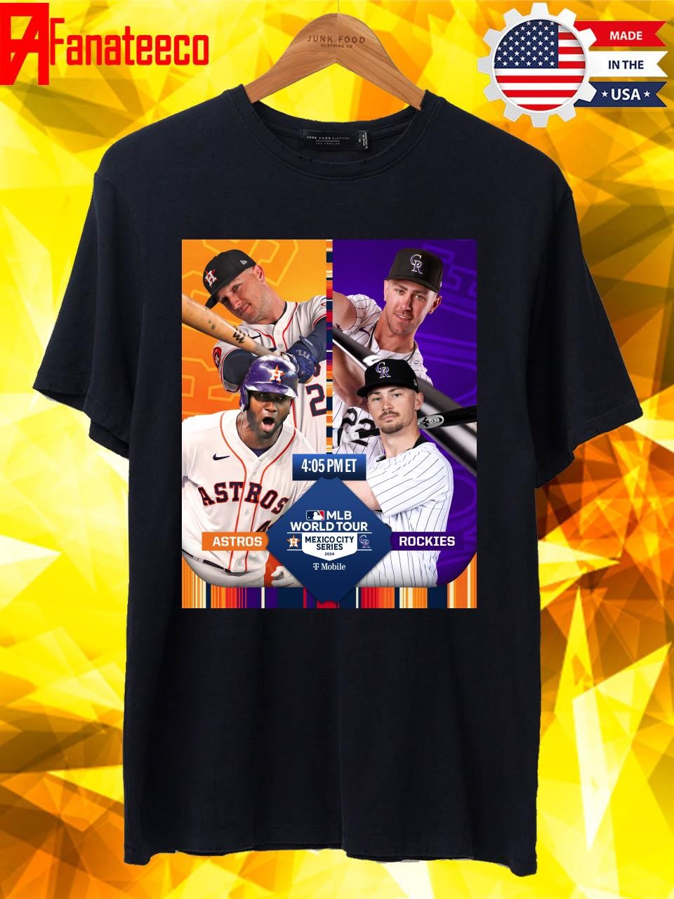 MLB World Tour Astros Vs Rockies 2024 shirt