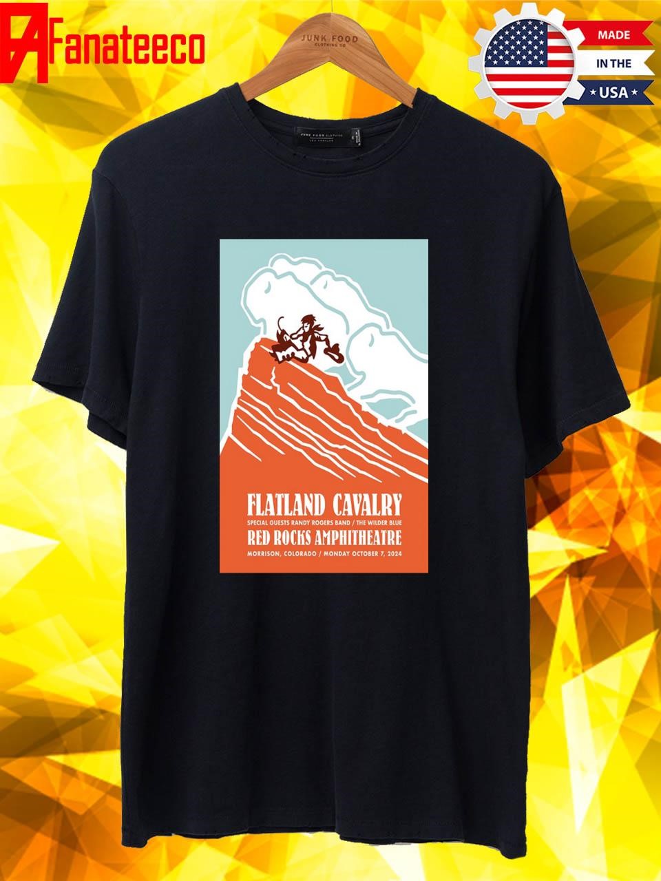 Flatland Cavalry Oct 7 2024 Red Rocks Amphitheatre Morrison CO shirt