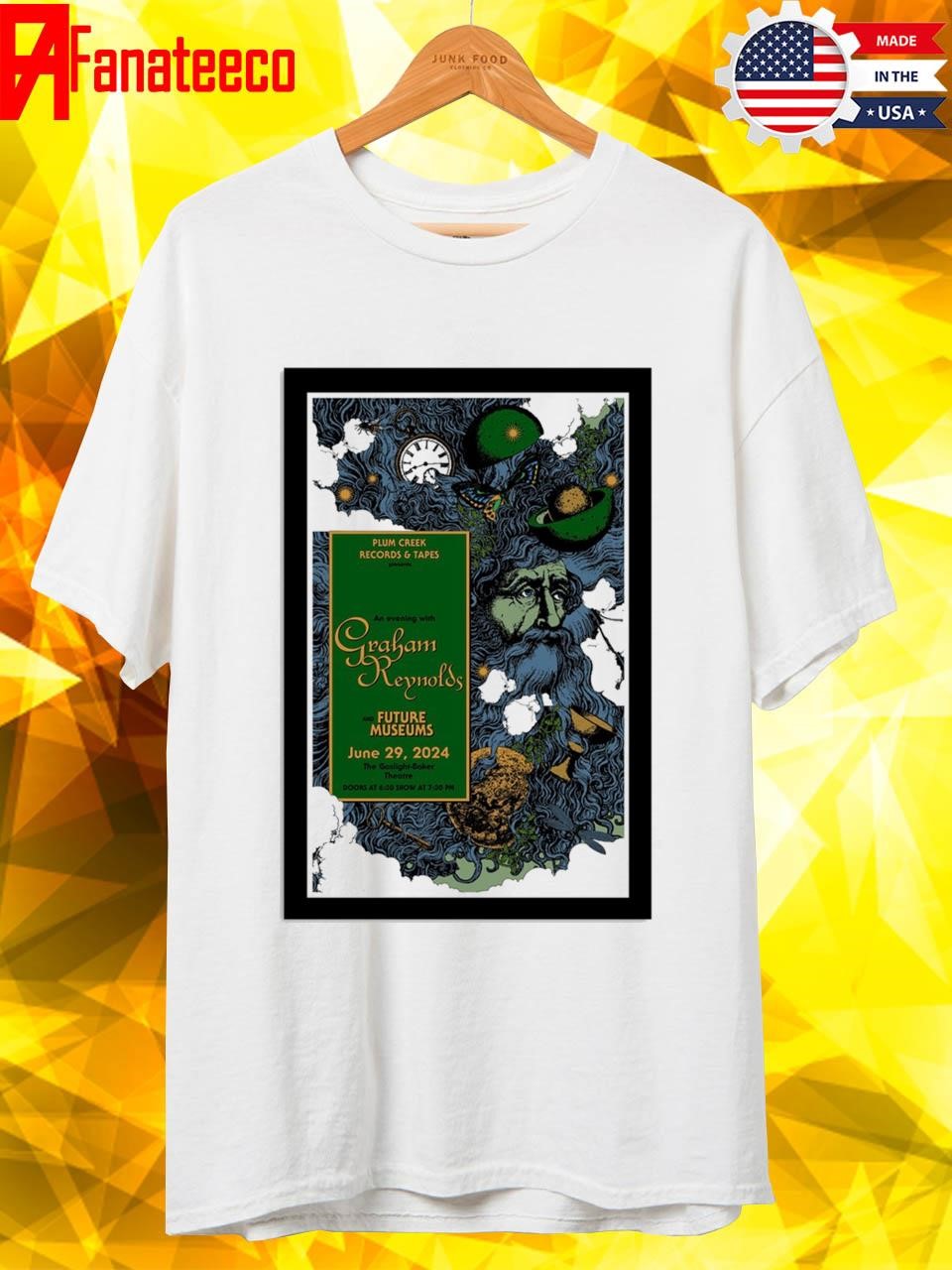 Graham Reynolds The Gaslight Baker Theatre Lockhart TX June 29 2024 shirt