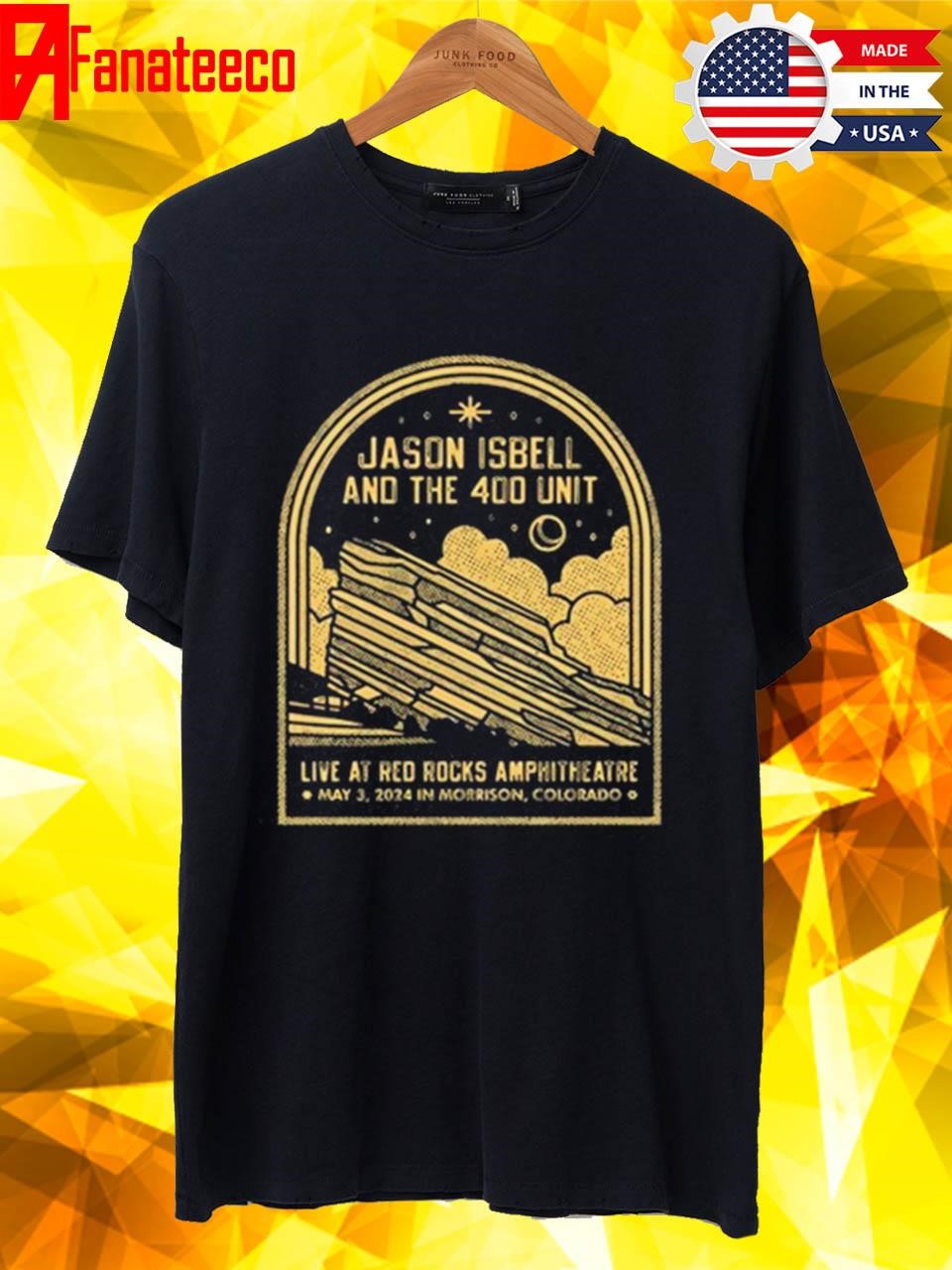 Jason Isbell And The 400 Unit Live At Red Rocks Amphitheatre 2024 shirt