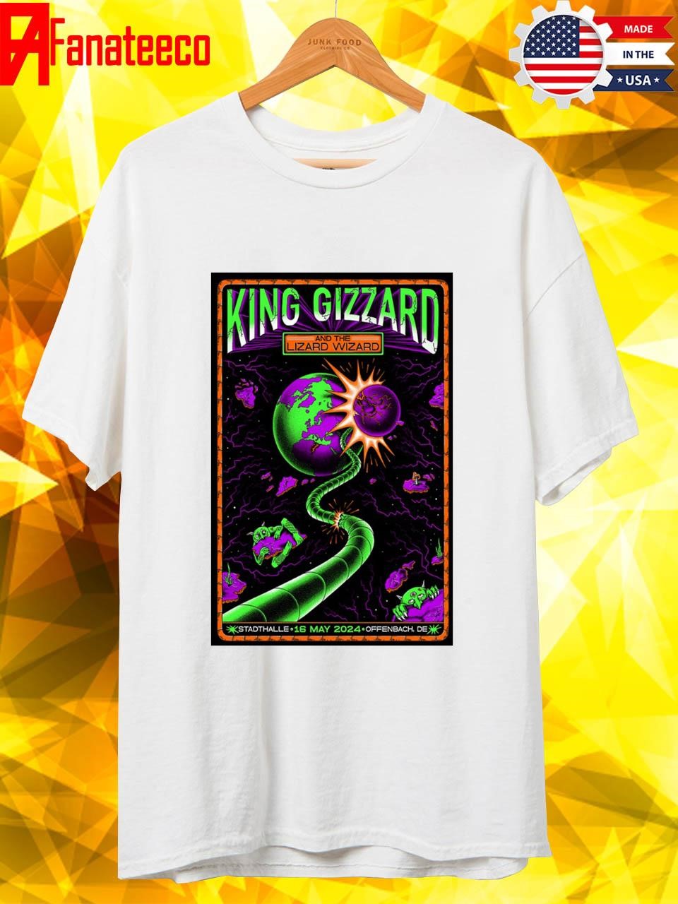 King Gizzard And The Lizard Wizard May 16 2024 Stadthalle Offech DE shirt