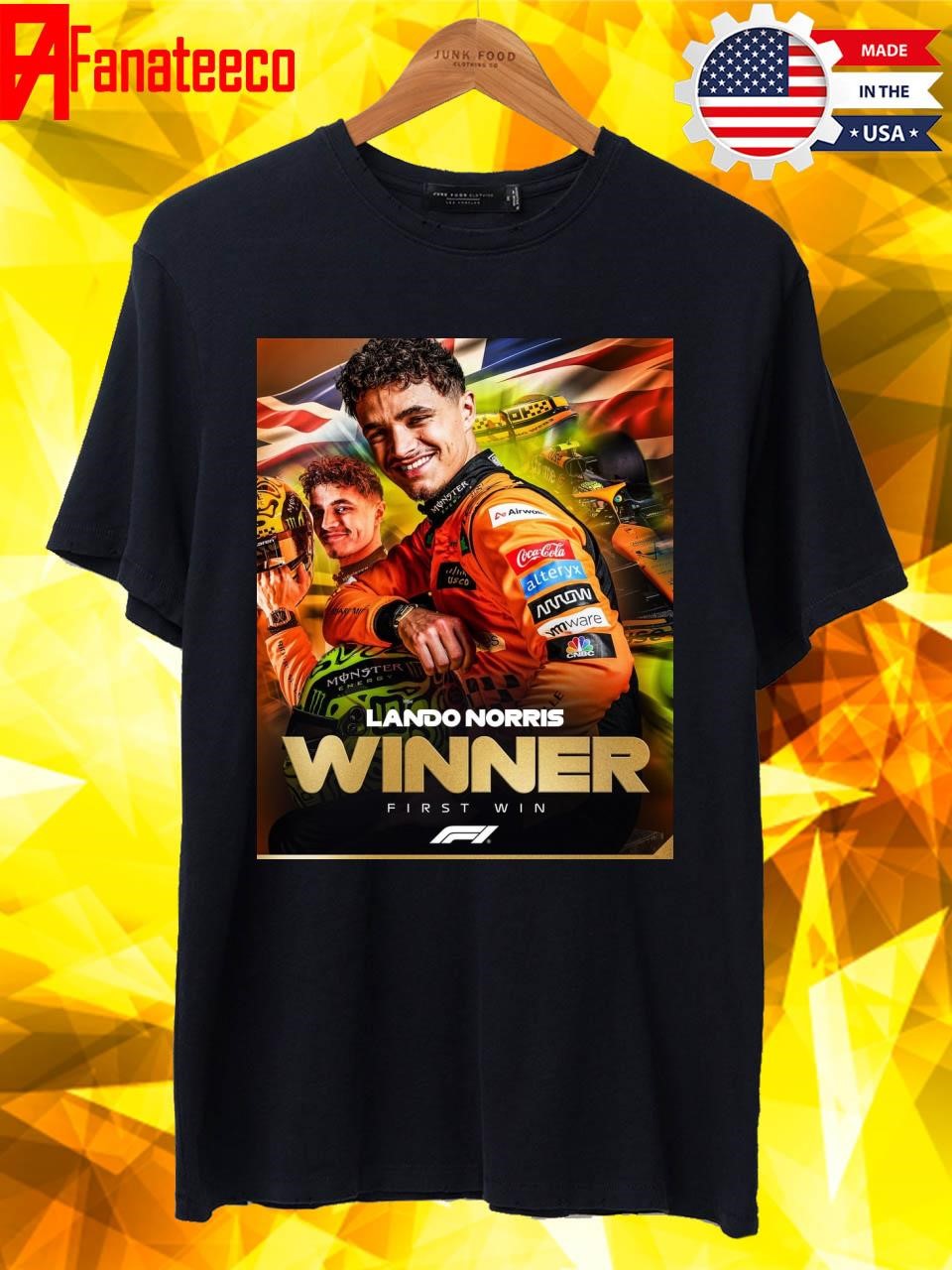 Lando Norris First Win F1 Miami Grand Prix 2024 shirt