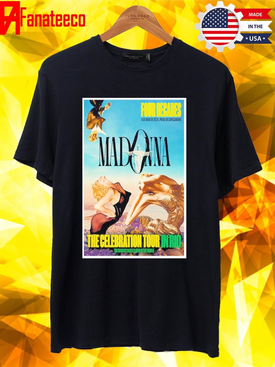 Madonna May 4 2024 Praia De Copacabana Rio De Janeiro Brazil shirt