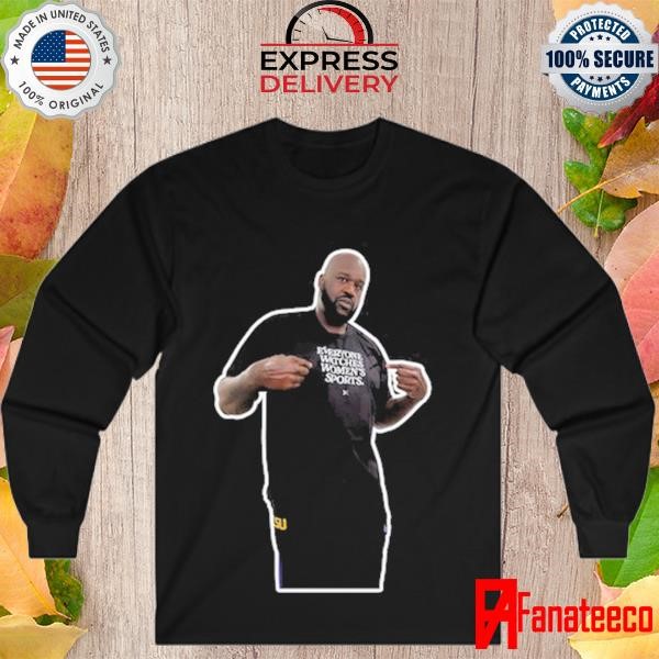 Ali riley wearing the shaq cutout shirt hoodie sweater long sleeve