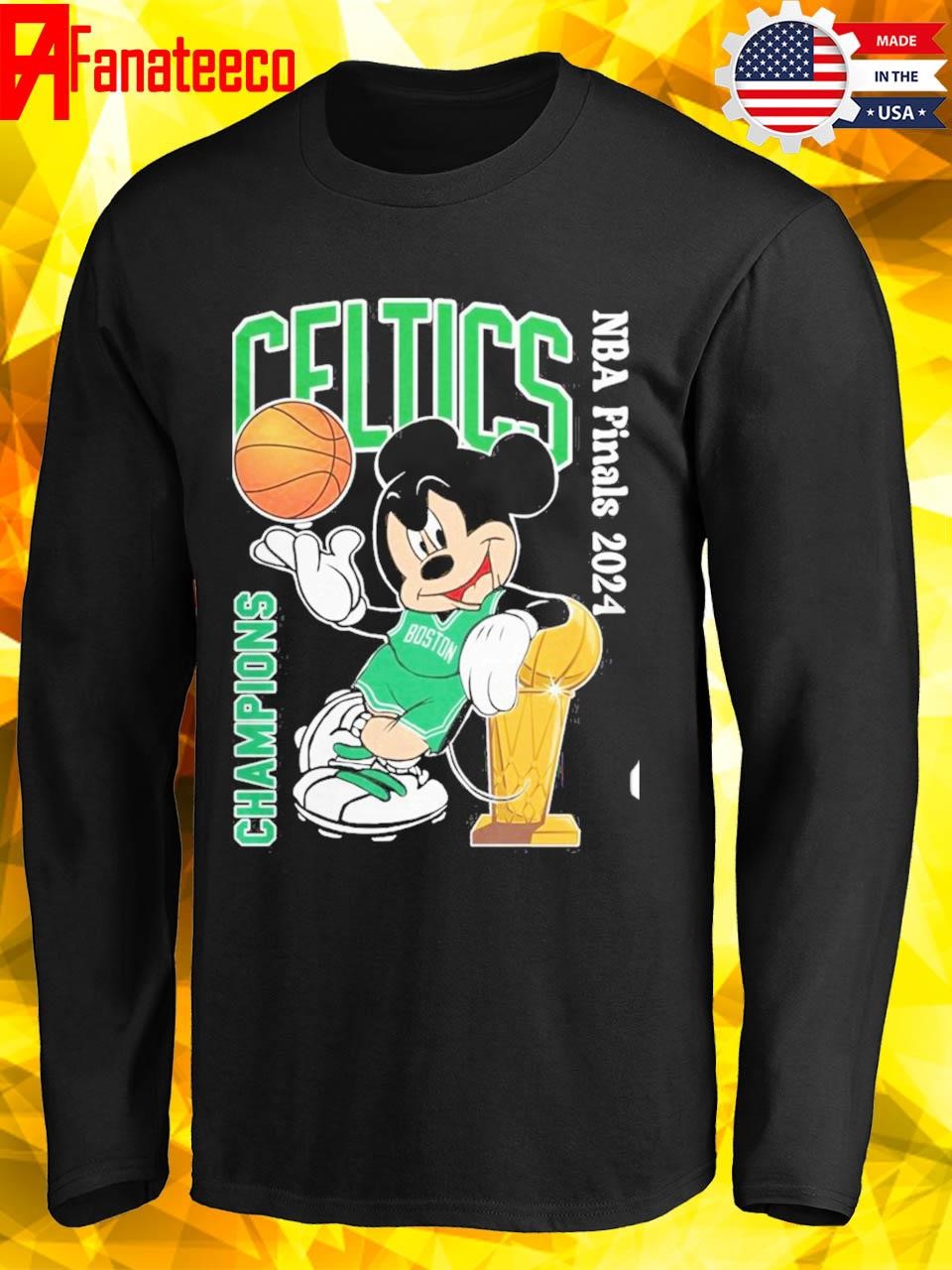 Champions Boston Celtics NBA Finals 2024 Mickey Mouse shirt, hoodie ...