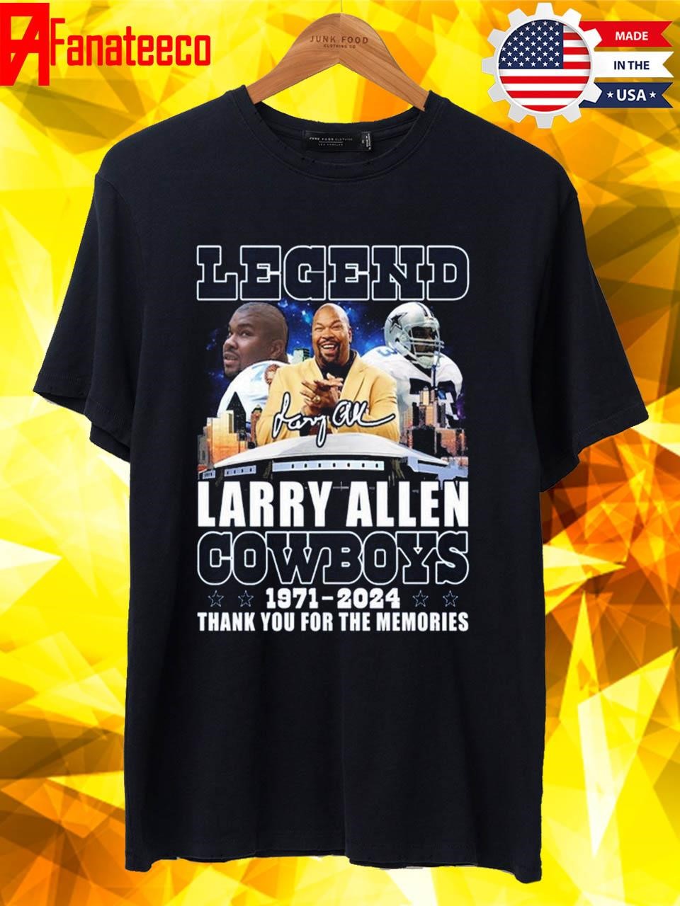 Legend Larry Allen Dallas Cowboys 1971-2024 Thank You For The Memories ...