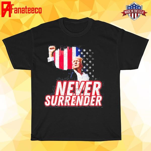 Panneau De Pelouse "Trump Fight Never Surrender 2024" - 18x24 Pouces, En Coroplast - Neuf