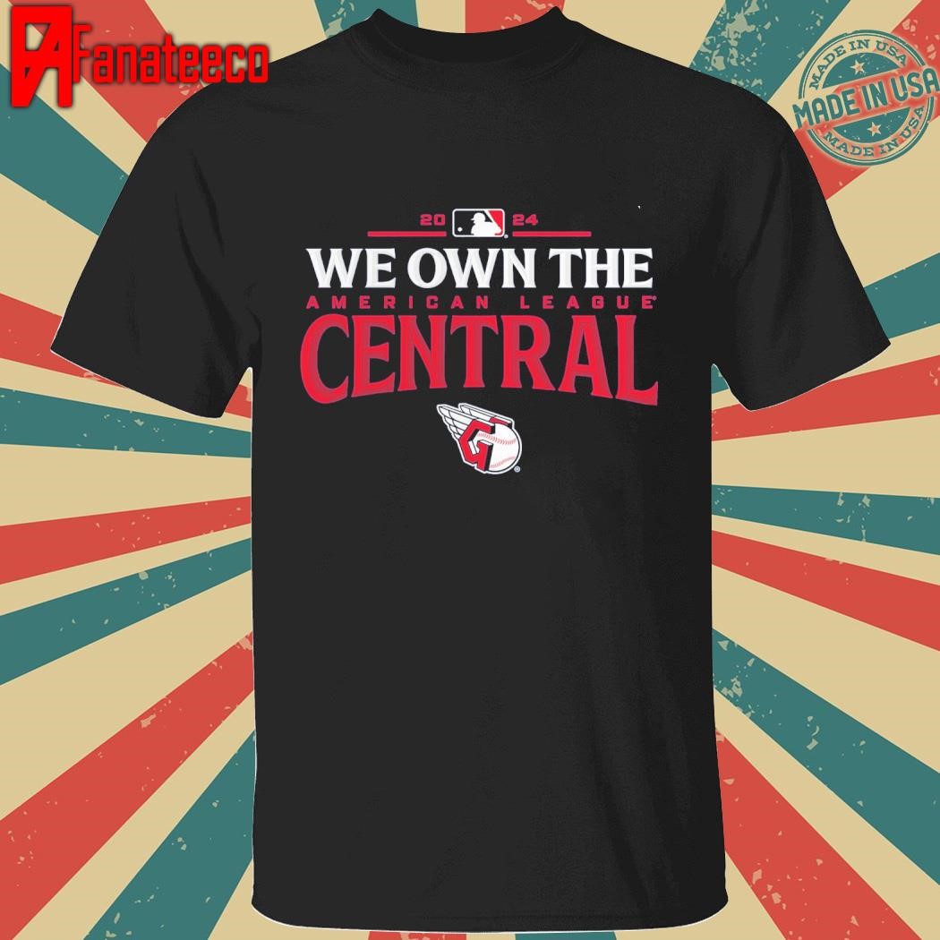 2024 al central division champions Cleveland guardians shirt