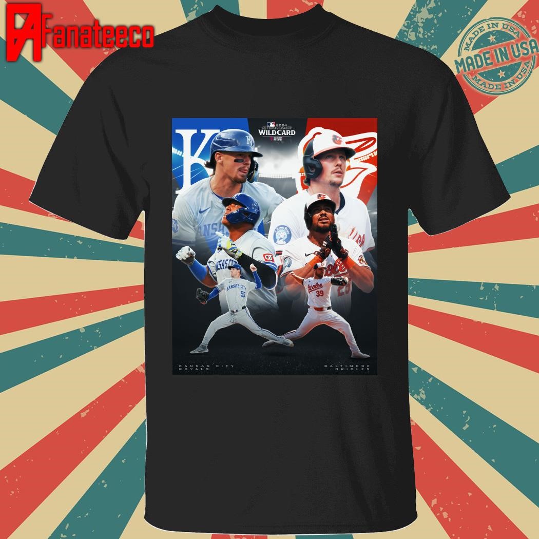 AL Wild Card matchup between the Kansas City Royals Vs Baltimore Orioles shirt