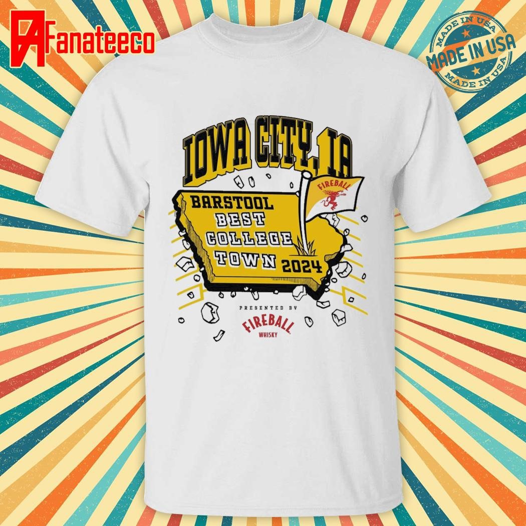 Best college town iowa city shirt