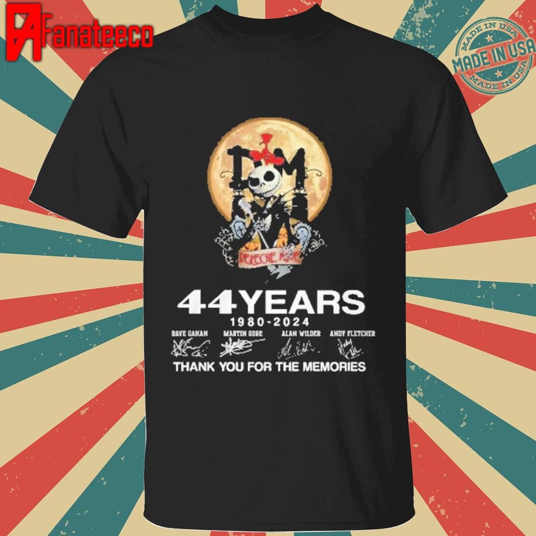 Depeche Mode The Nightmare Before Christmas 44 Years Of Memories T-Shirt