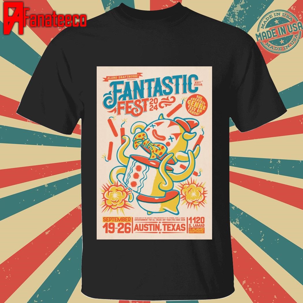 Fantastic Fest 2024 Poster In Austin, Texas The Greatest Genre Fest On Earth shirt