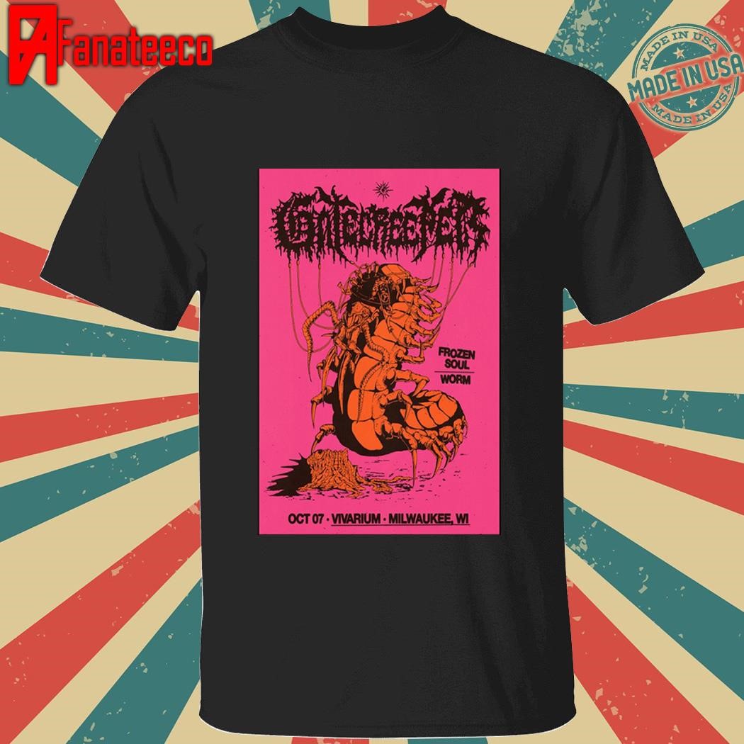 Gatecreeper Oct 7th 2024 Vivarium in Milwaukee WI shirt