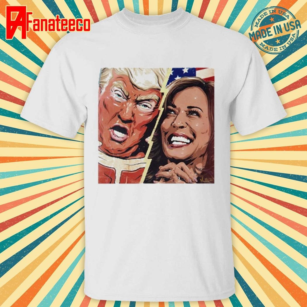 James Hillier Who Else Is Seated Trump Vs Harris Shirt