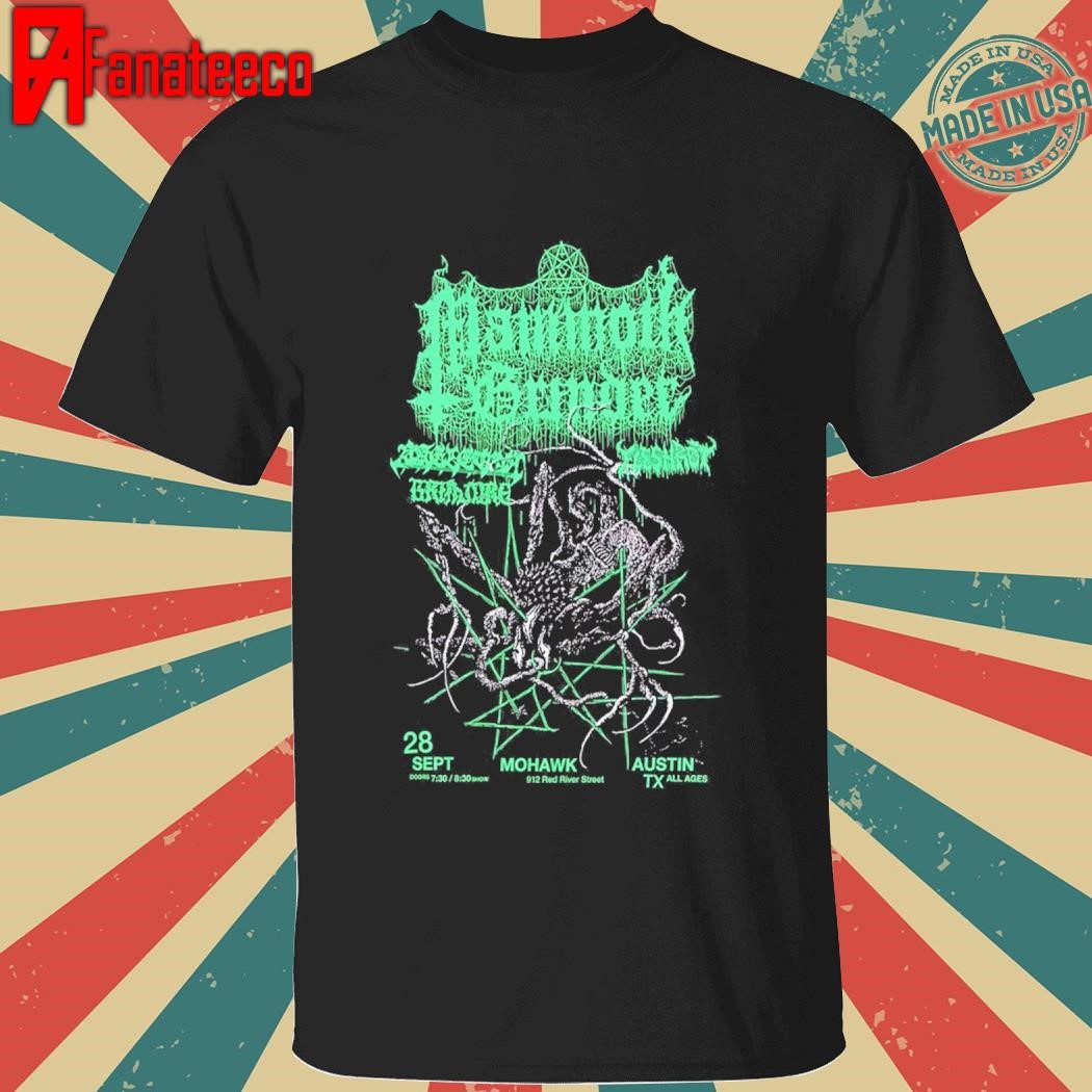 Mammoth Grinder September 28 2024 Mohawk Outdoors In Austin TX Tour shirt