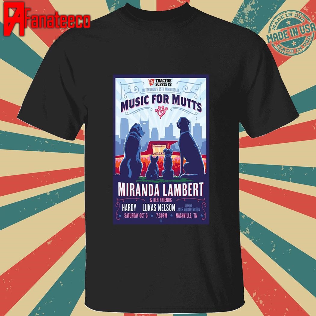 Miranda Lambert Oct 05 2024 Nashville TN Poster Tour shirt