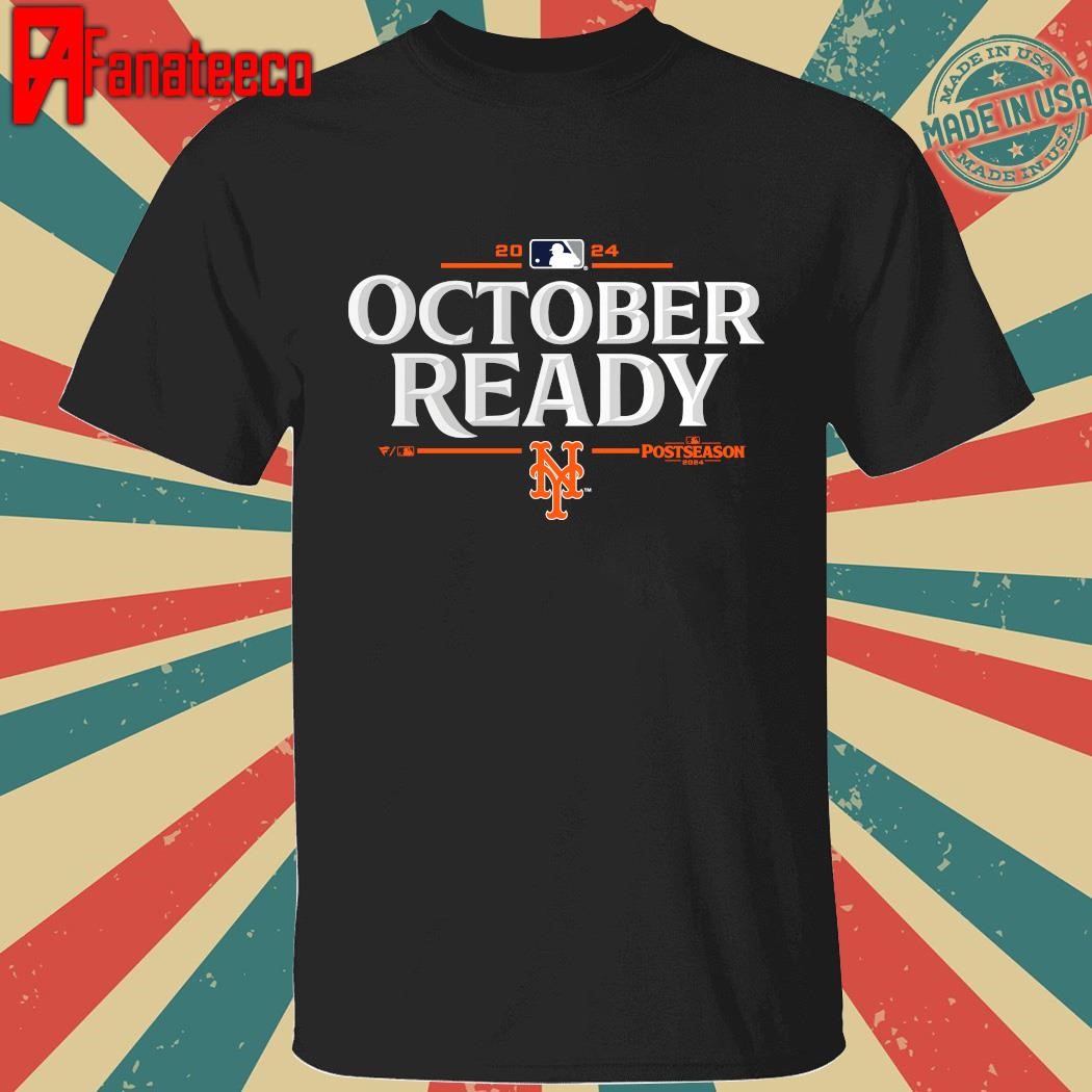 New York Mets 2024 MLB October Ready Postseason T-Shirt