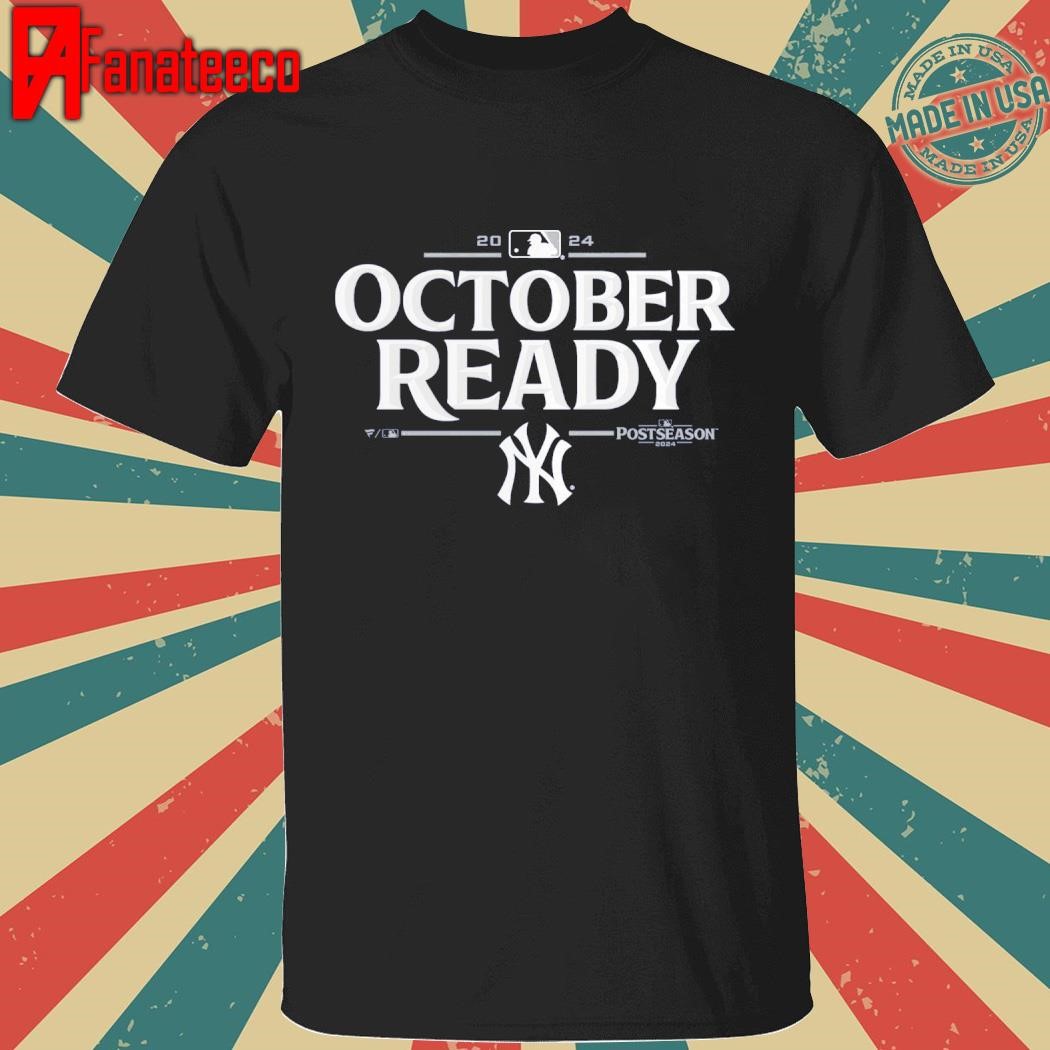 New York Yankees 2024 MLB Postseason Locker Room T-Shirt