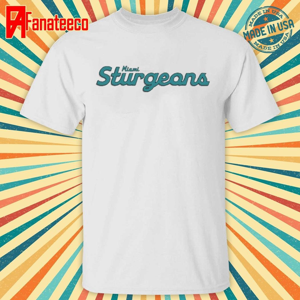 Oldj Ewish Men Miami Sturgeons Shirt