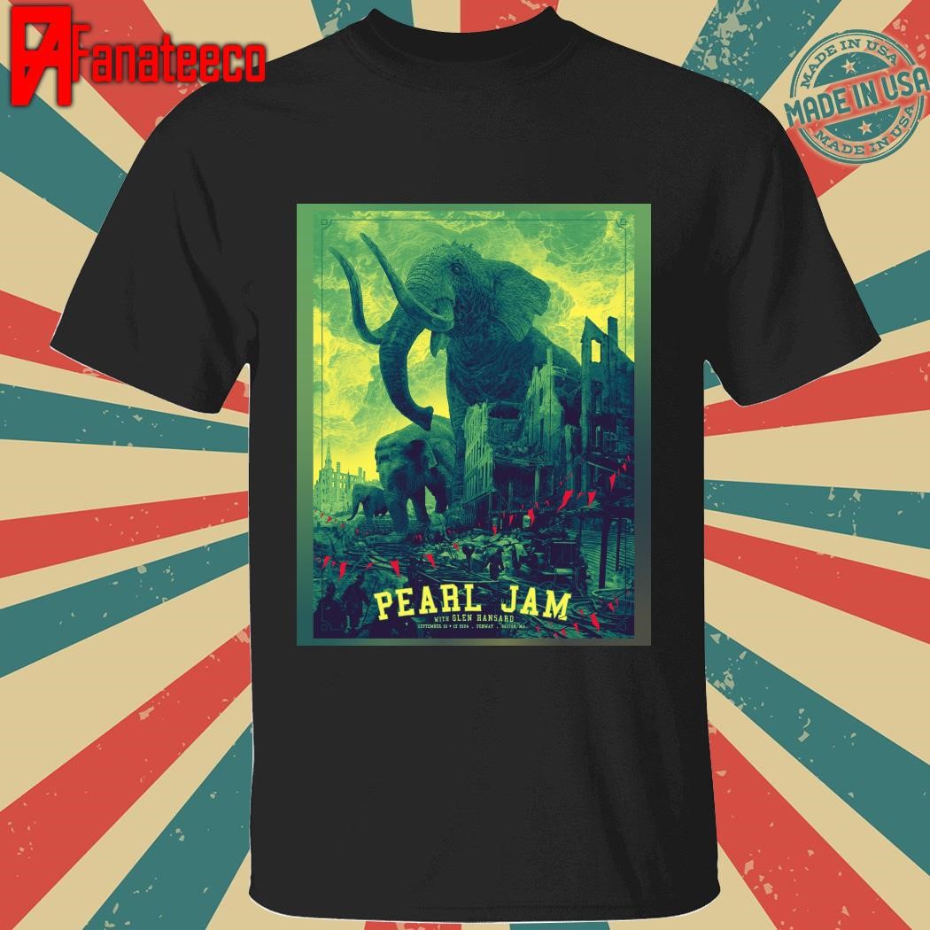 Original Glen Hansard september 15 17 2024 Pearl Jam shirt