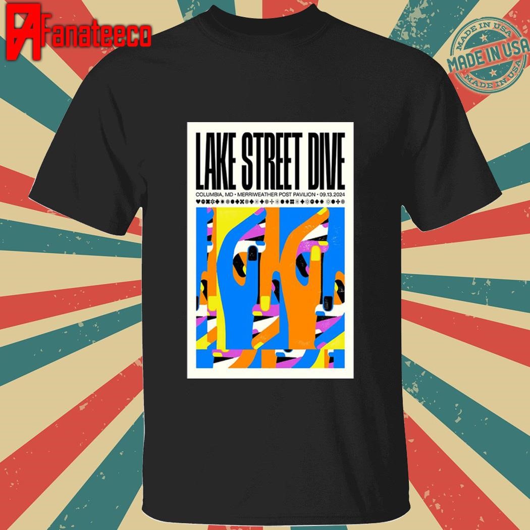 Original Lake Street Dive 9-13-2024 Columbia MD shirt