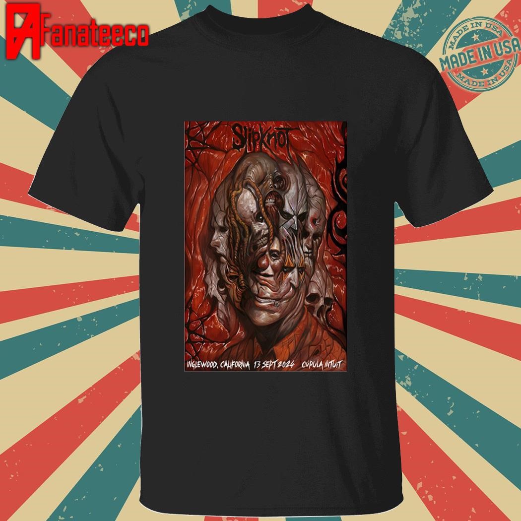 Premium Slipknot september 13 2024 in inglewood ca tour shirt