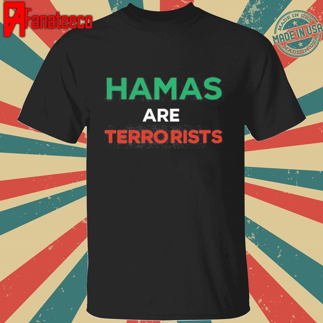 Robert Jenrick Wearing Hamas Are Terrorists Shirt