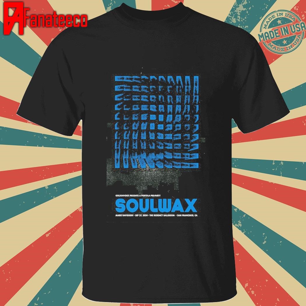 Soulwax Sep 27 2024 The Regency Ballroom in San Francisco CA Tour shirt