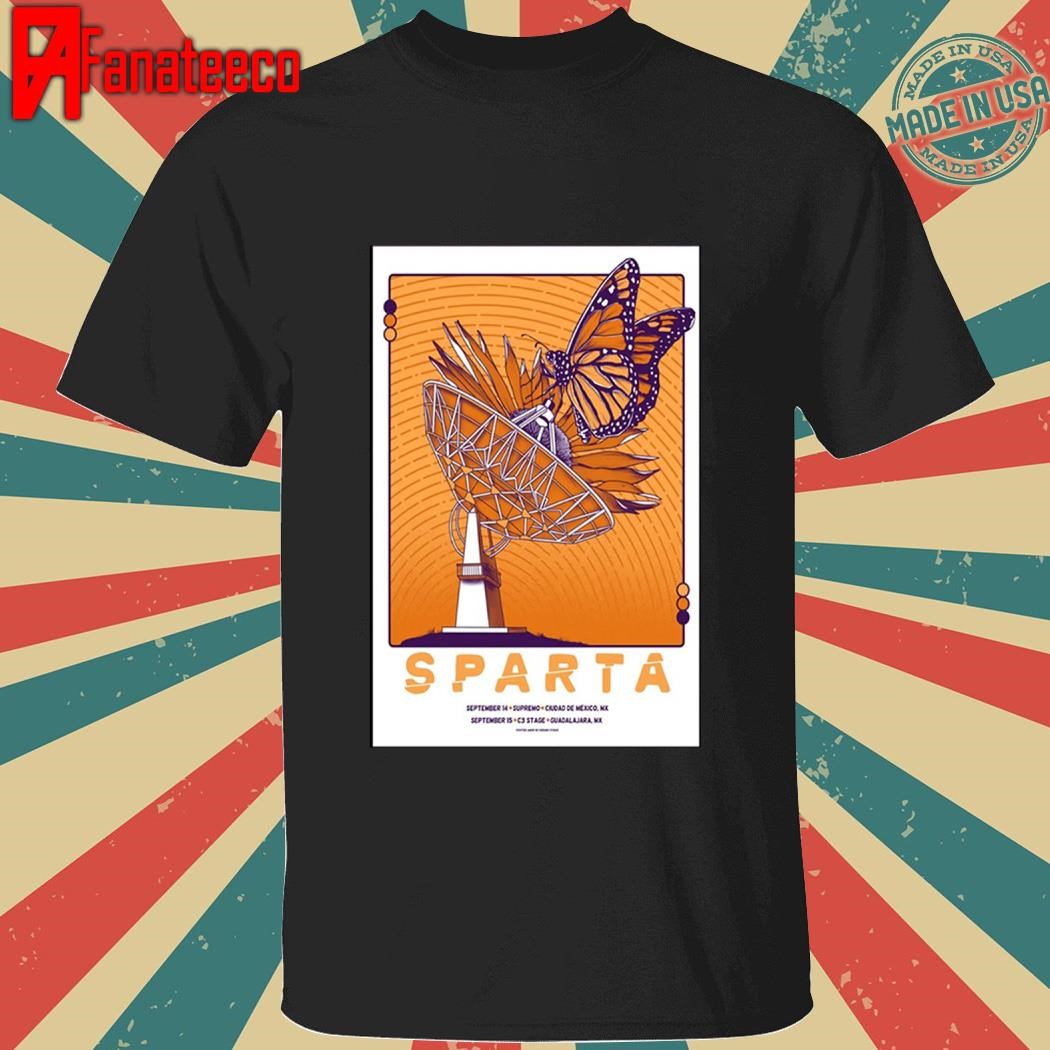 Sparta Sept 14 2024 Supremo in Ciudad de México Tour shirt