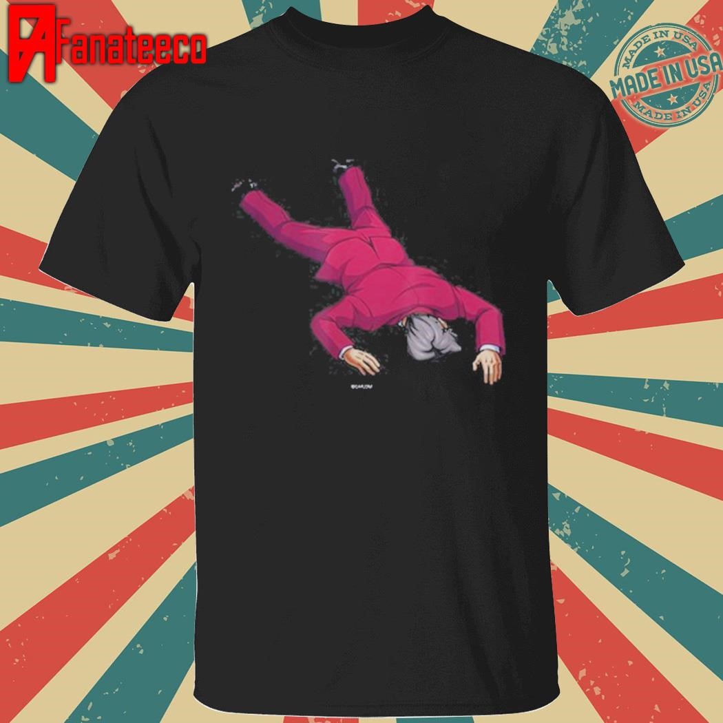 Ace Attorney Investigations Collection Faceplant Edgeworth shirt