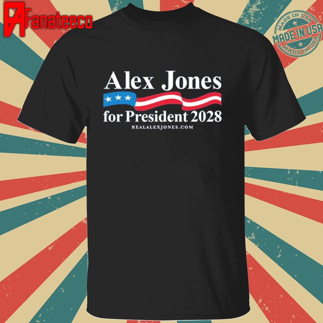 Alex Jones For President Limited Edition Fundraiser Shirt