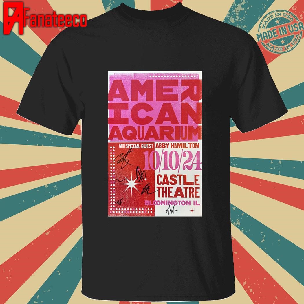 American Aquarium Bloomington, Castle Theatre 10 October 2024 shirt