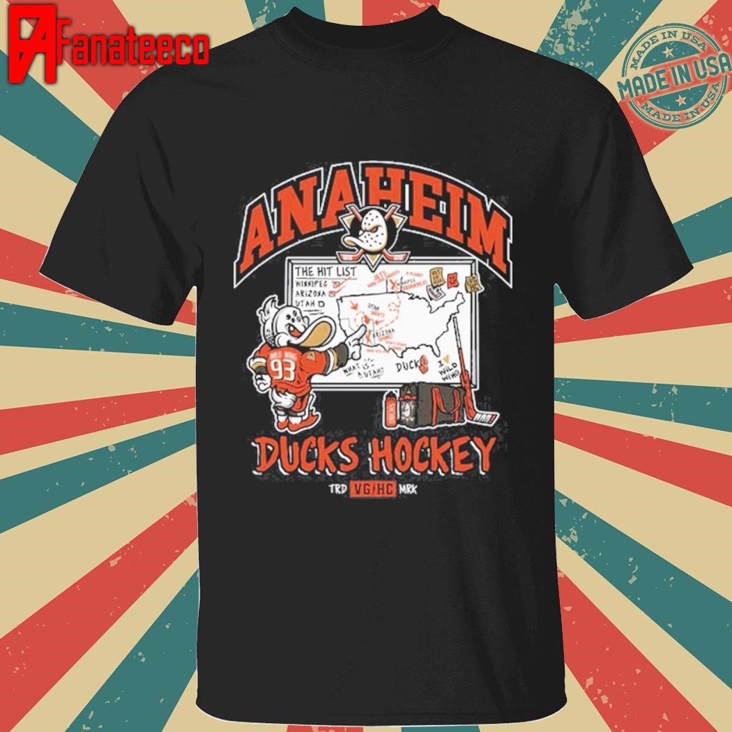 Anaheim Ducks hockey shirt