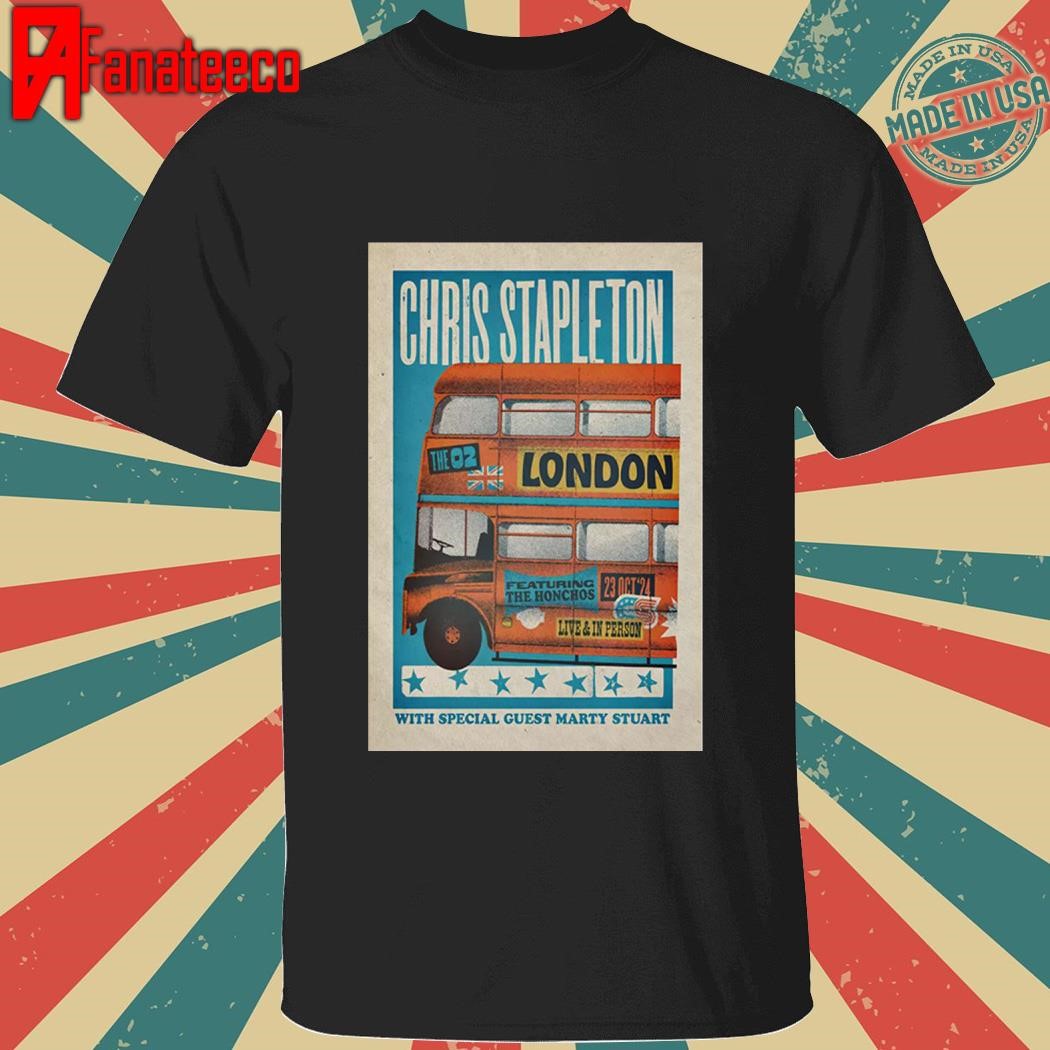 Awesome Chris Stapleton Oct 23 2024 London UK shirt