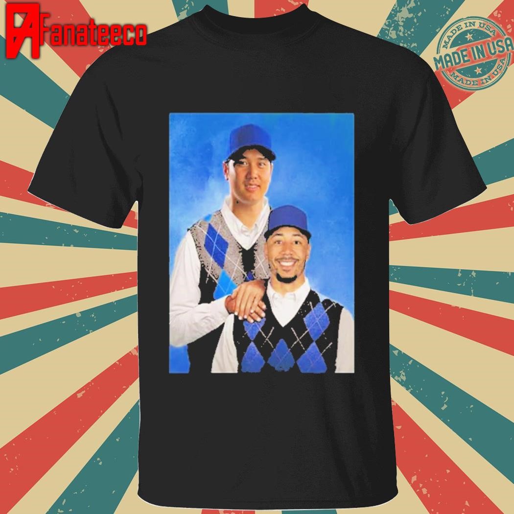 Awesome Dodgers Shohei Ohtani And Mookie Betts Step Brothers Shirt