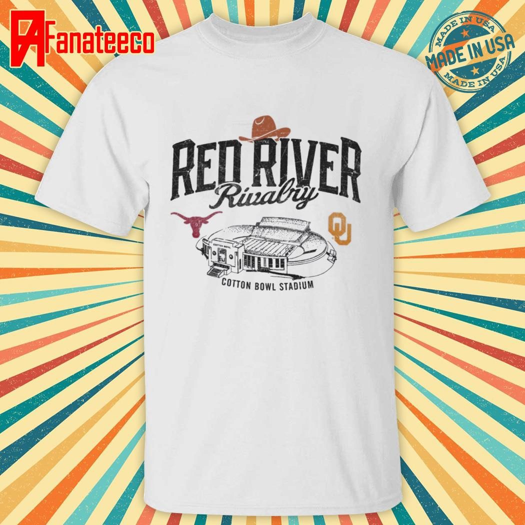 Best Champion White Texas Longhorns vs. Oklahoma Sooners Red River Rivalry shirt