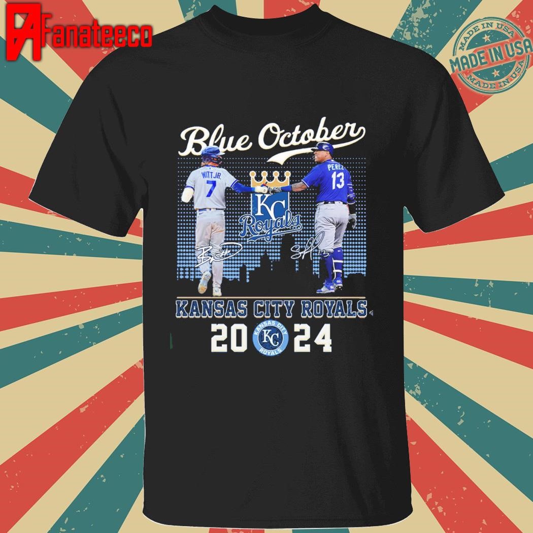 Blue October Kansas City Royals 2024 signatures Shirt