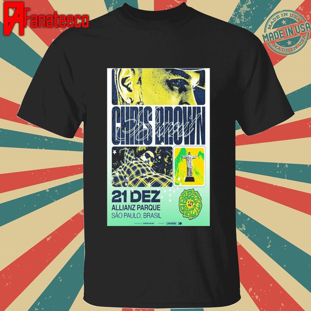 Chris Brown Dez 21 2024 Dez Allianz Parque São Paulo shirt