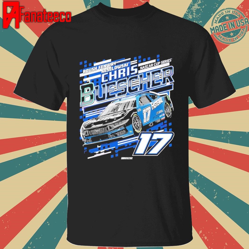 Chris Buescher Checkered Flag Sports Patriot T-Shirt