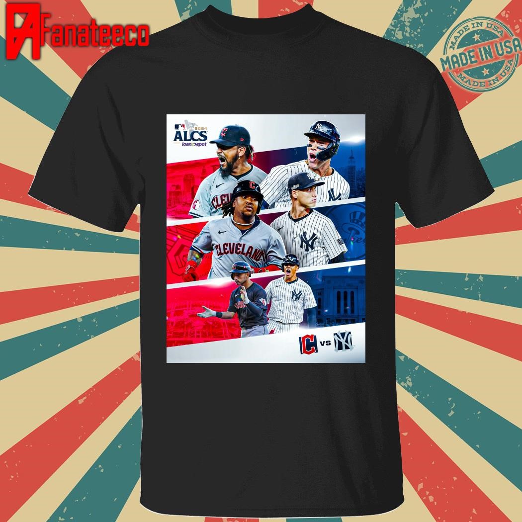 Cleveland Guardians New York Yankees ALCS 2024 American League Championship Series Matchup Set Shirt