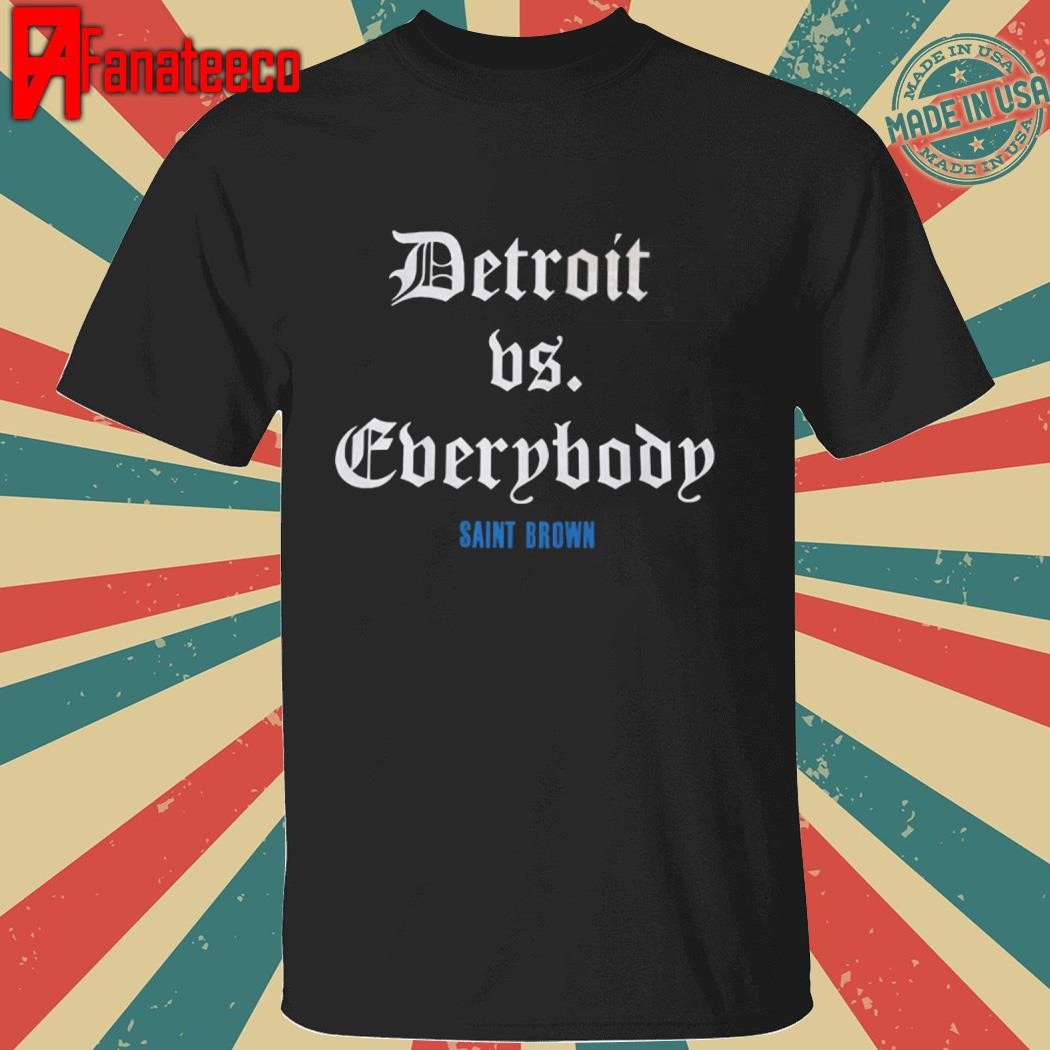 Detroit Lions Vs Cherybody Saint Brown Shirt