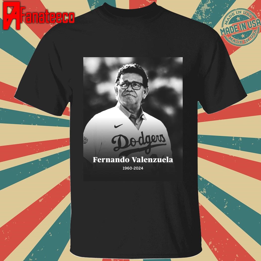 Funny Dodgers pitcher Fernando Valenzuela 1960 2024 shirt