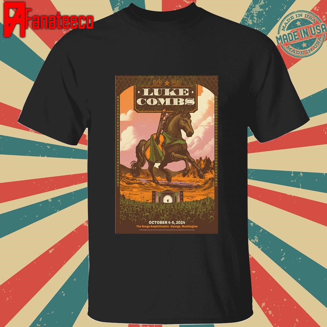 Funny Luke Combs October 4-5, 2024 The Gorge Amphitheatre George, WA Tour shirt