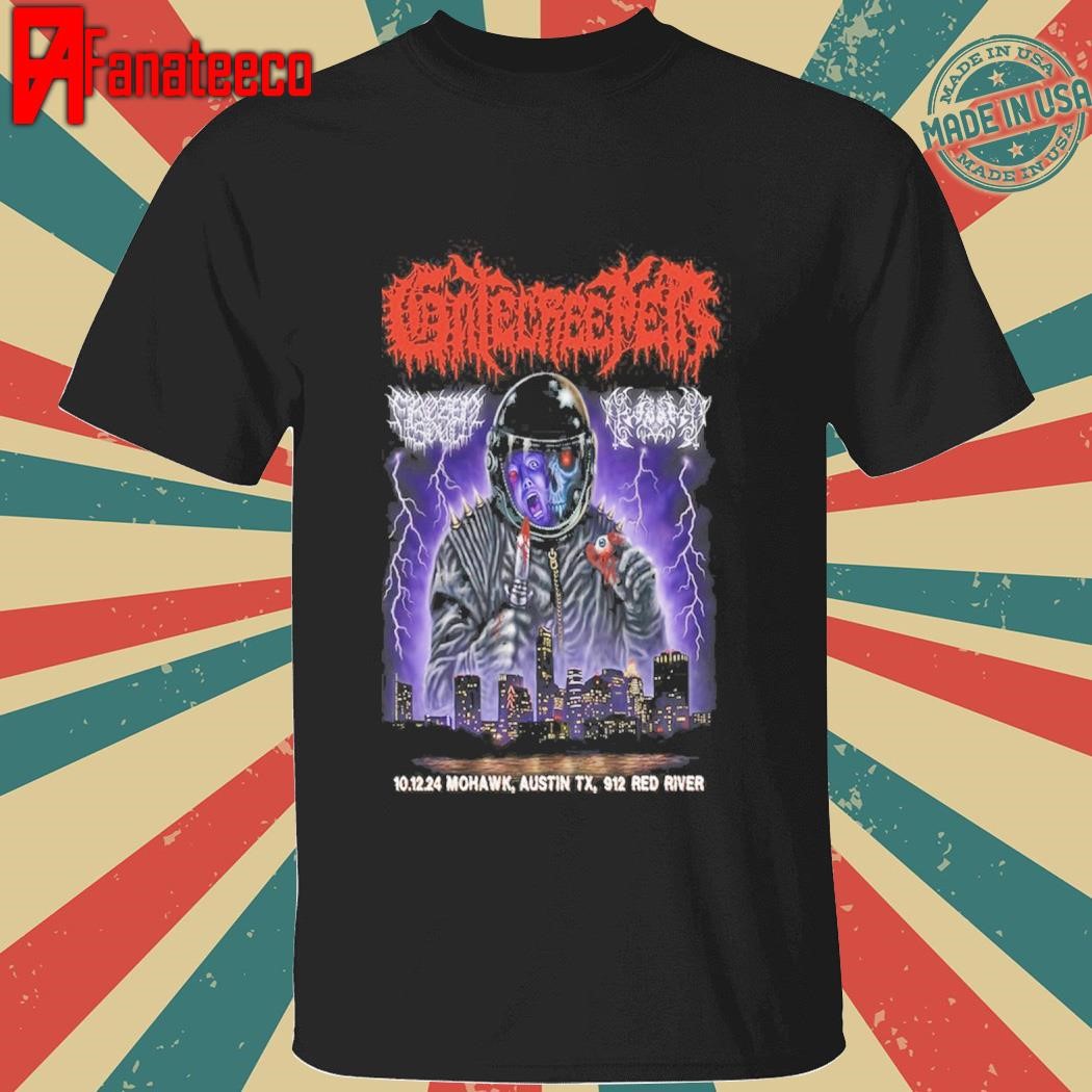 Gatecreeper October 10, 2024 Mohawk Austin Austin, TX Tour shirt