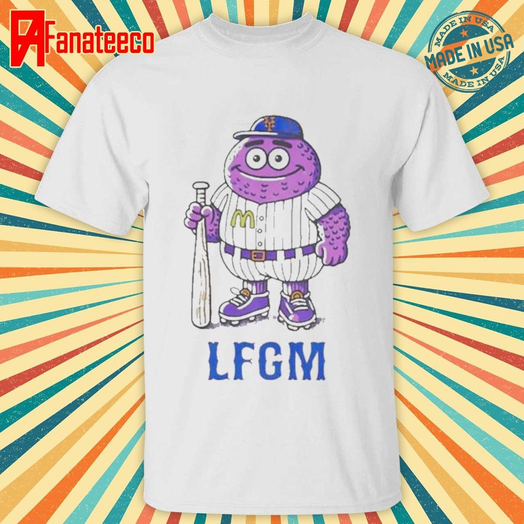 Grimace Mets Baseball Mascot Beautiful Monster Shirt