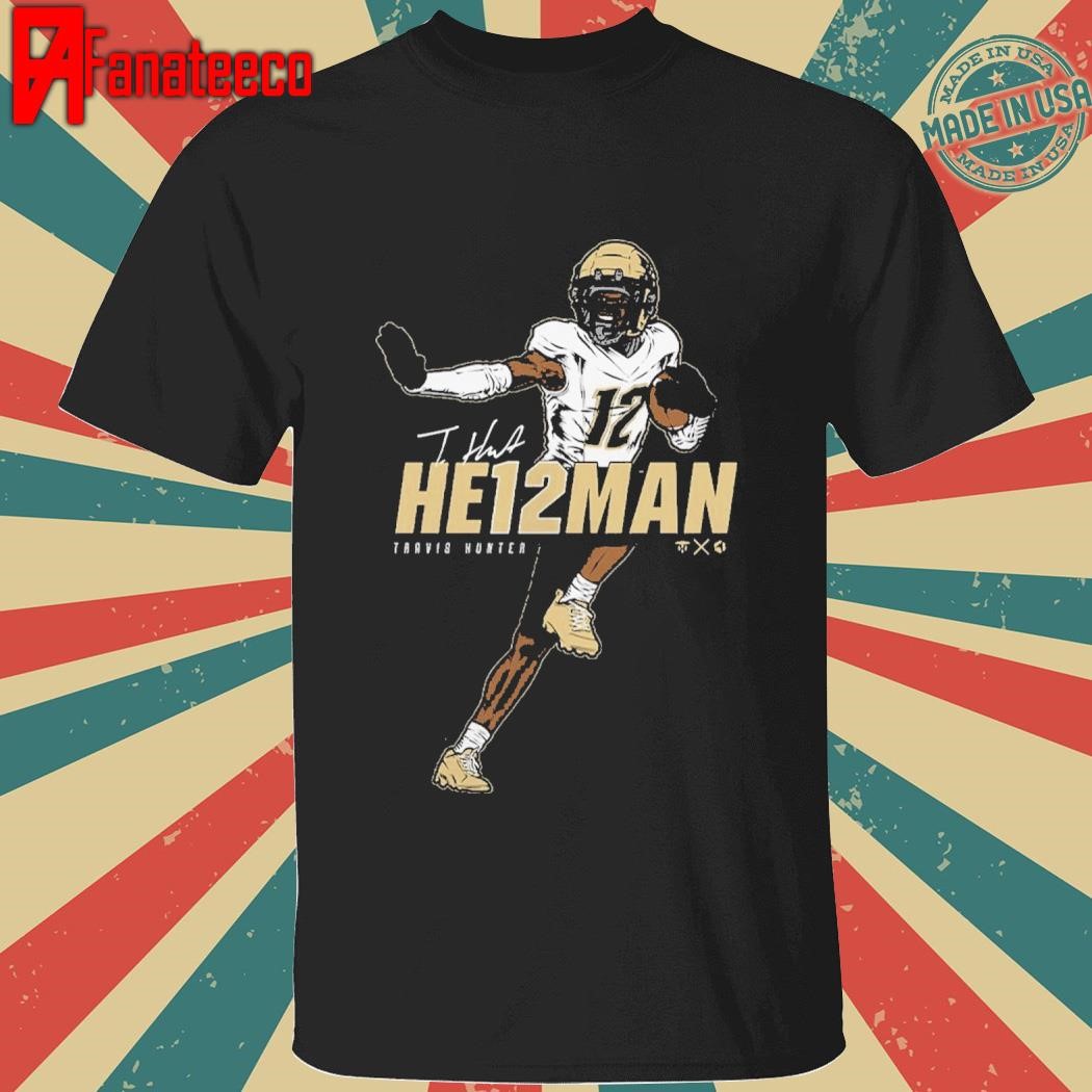 He12man Travis Hunter signature shirt