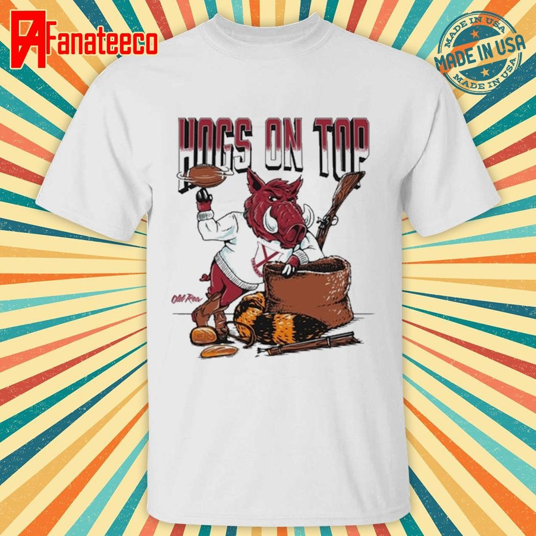 Hogs on top football shirt