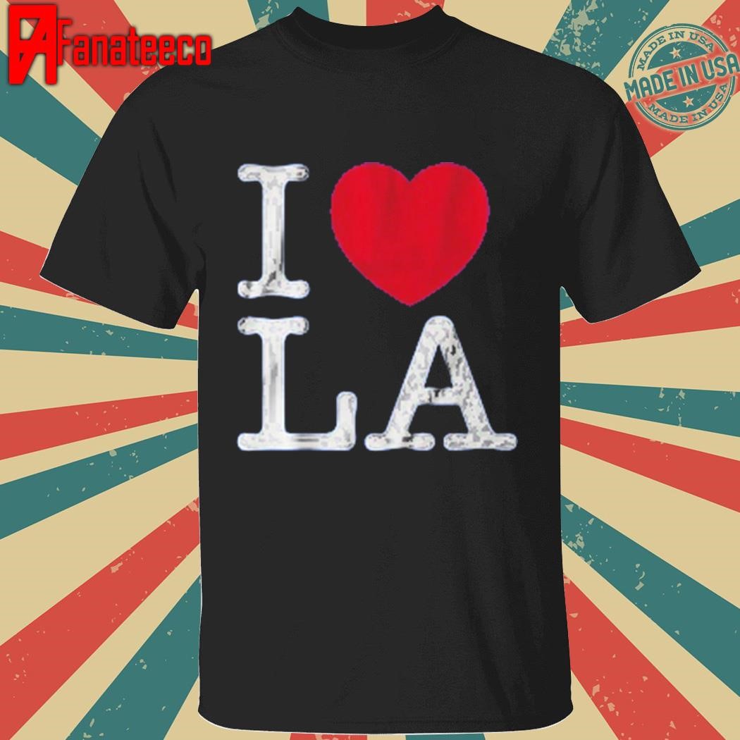 I love la baseball shirt