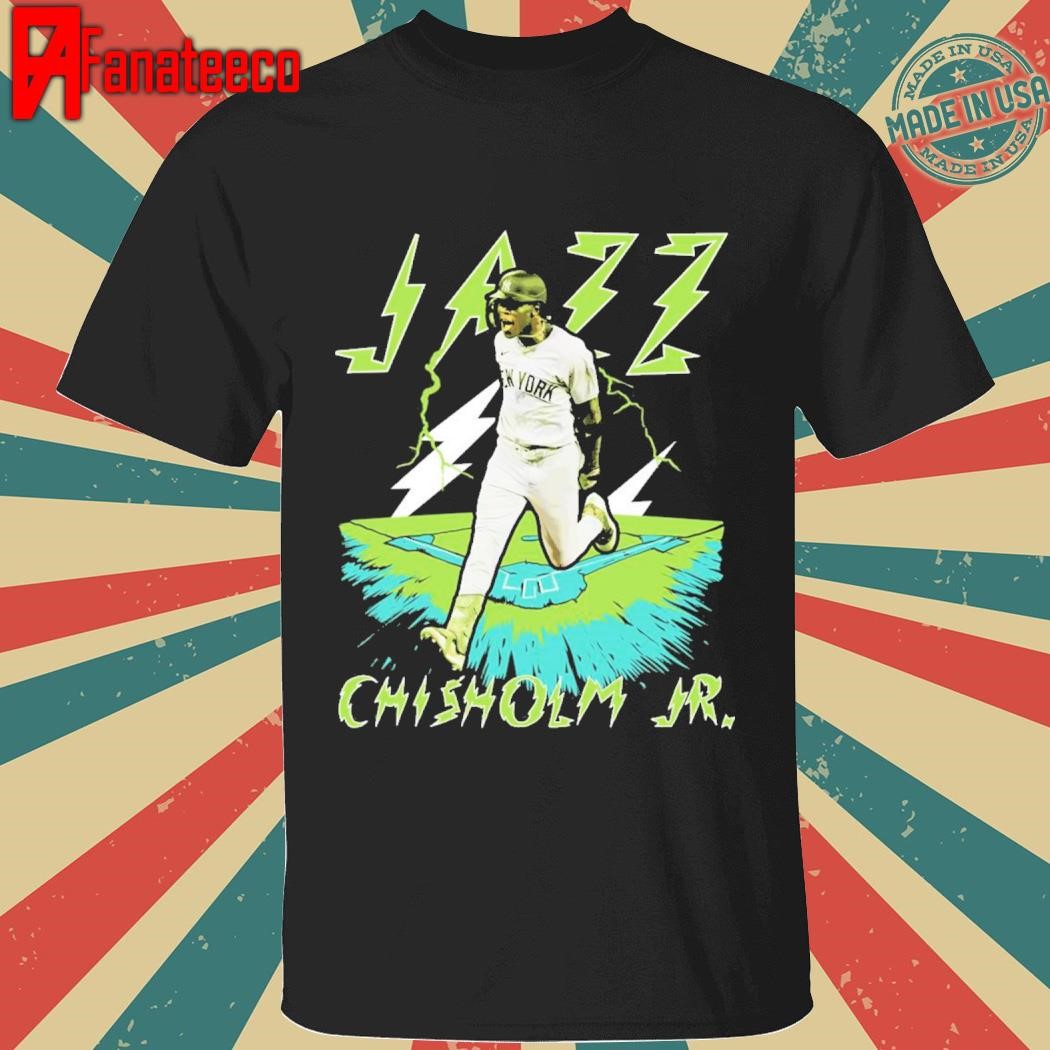 Jazz Chisholm Jr New York Yankees Player Lightning Shirt