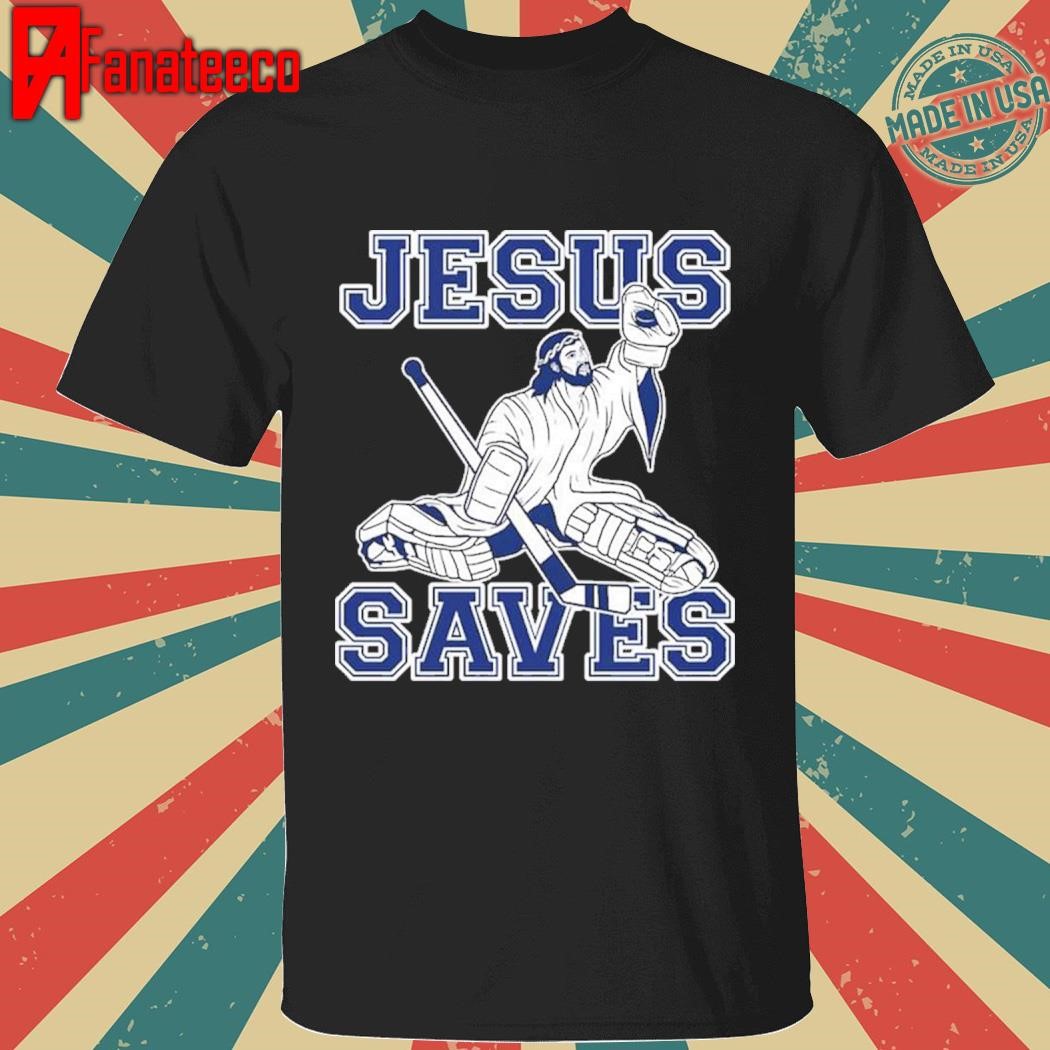 Jesus Saves Hockey Shirt